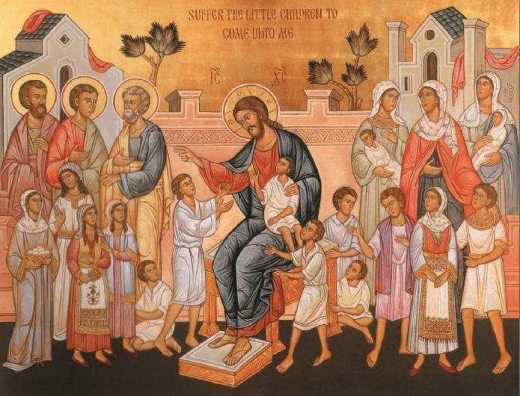 iisus copii icoana
